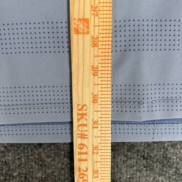 Nike Zonal Cooling Polo Shirt Men 2XL Blue Striped Short Sleeve Performance Golf - Picture 7 of 7